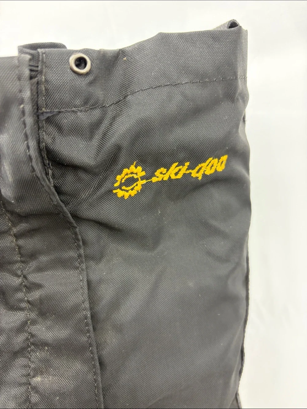 Vintage 70s 80s Ski-Doo Bombardier Black Snowmobile Winter Duck Boots, Mens 8